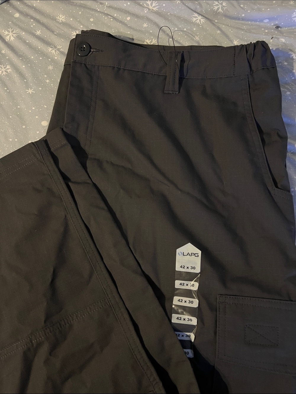 Men's gray LAPD Cargo Pants - 42x30